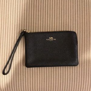 Coach Black Wristlet